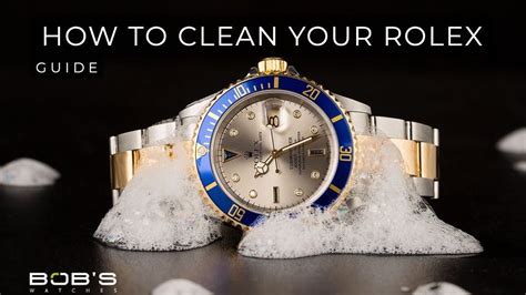 how to clean a rolex submariner|how to clean rolex crystals.